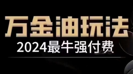 2024最牛强付费，万金油强付费玩法，干货满满，全程实操起飞(更新12月)_就是爱分享