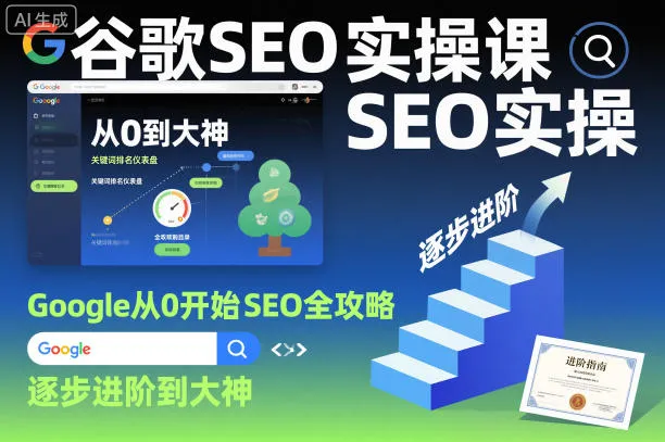谷歌SEO实操课，Google从0开始SEO全攻略，逐步进阶到大神（更新26年）_就是爱分享