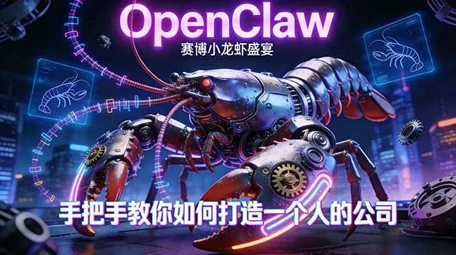 （17684期）OpenClaw，小龙虾-从产品到爆款的成长之路，手把手教你如何打造一个人的公司_就是爱分享