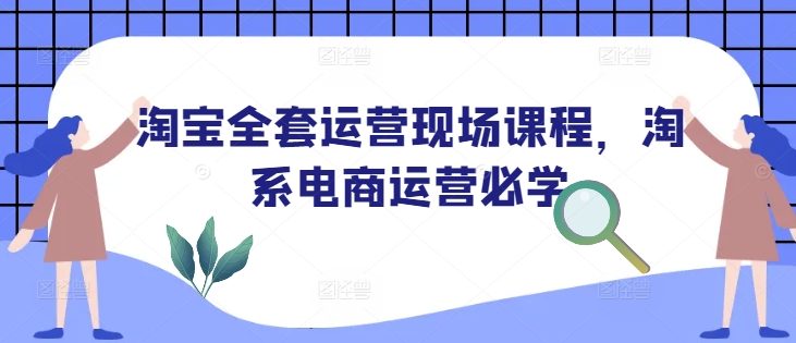淘宝全套运营现场课程,淘系电商运营必学_就是爱分享