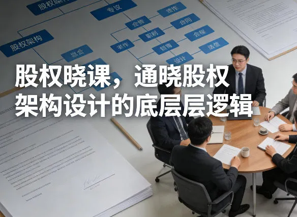 股权晓课，通晓股权架构设计的底层逻辑_就是爱分享