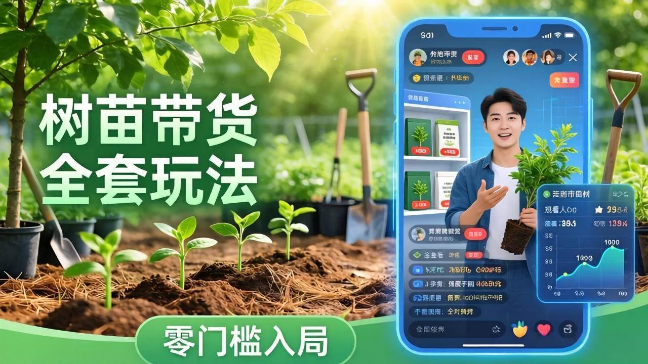 （17729期）视频号AI树苗带货全套玩法：零门槛入局，掌握豆包、千问等AI工具制作树苗视频的全套流程_就是爱分享