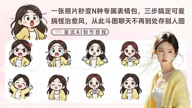 （17482期）一张照片秒变N种专属表情包，三步搞定可爱搞怪治愈风，从此斗图聊天不再到处存别人图_就是爱分享