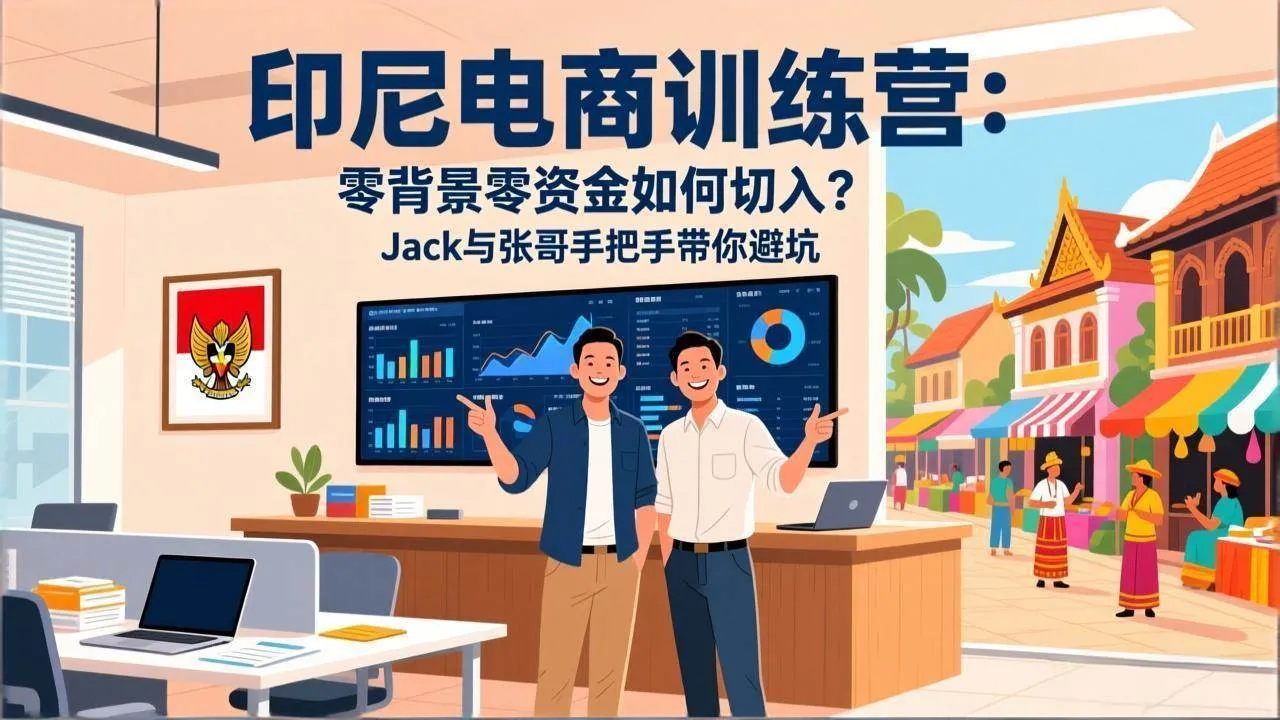 （17533期）印尼电商训练营：零背景零资金如何切入？Jack与张哥手把手带你避坑_就是爱分享