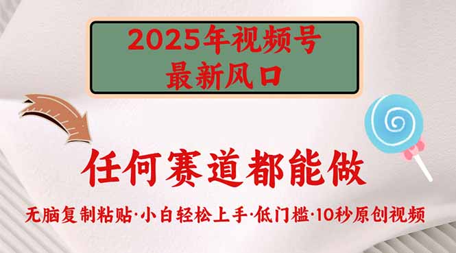 2025年视频号新风口，低门槛只需要无脑执行_就是爱分享