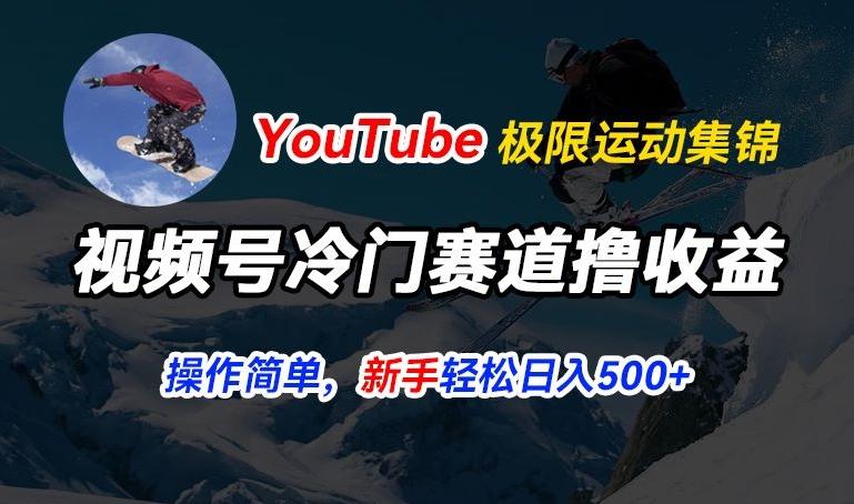 视频号冷门赛道撸收益，YouTube搬运极限运动集锦，暴力起号，操作简单流量高，轻松日入5张【揭秘】_就是爱分享