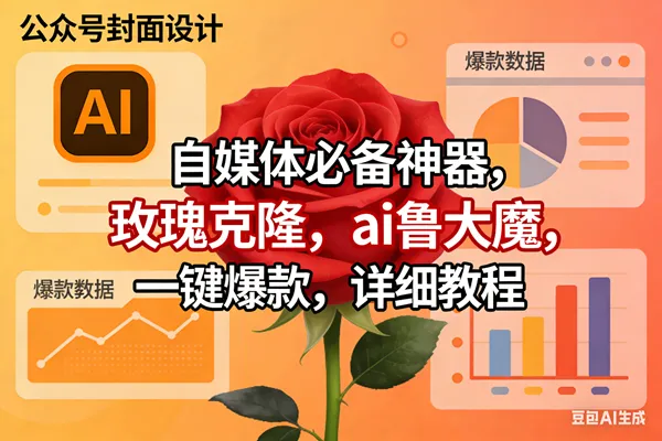 （17393期）玫瑰克隆工具，ai鲁大魔，自媒体必备神器，一键爆款神器，详细教程。_就是爱分享