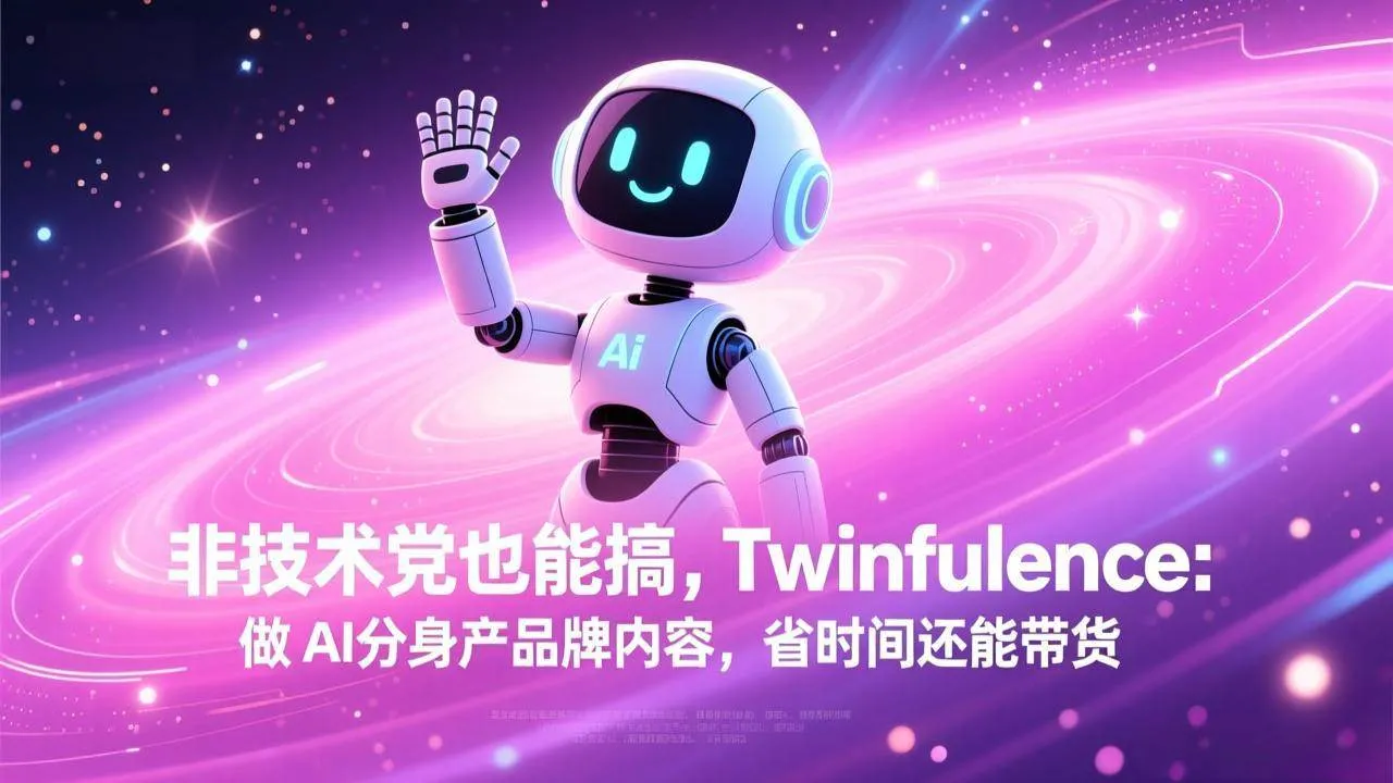 (17381期)非技术党也能搞!Twinfluence:做 AI 分身产品牌内容,省时间还能带货 (17381期)非技术党也能搞!Twinfluence:做 AI 分身产品牌内容,省时间还能带货