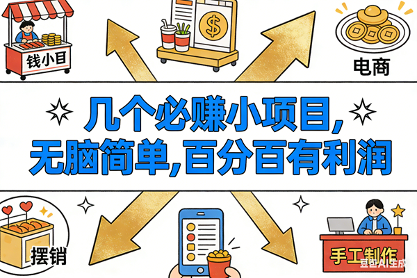 (16956期)9个必赚小项目,无脑简单,百分百有利润,副业首选,日入200+_就是爱分享