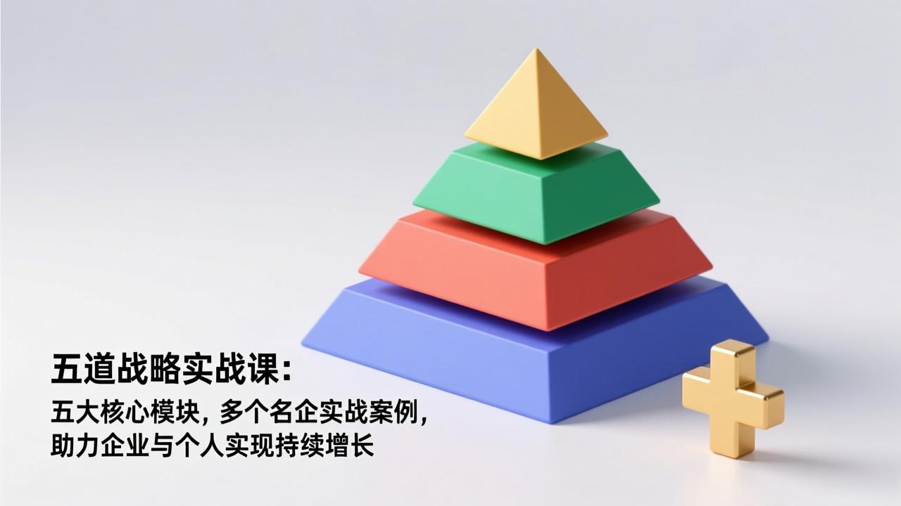 五道战略实战课：五大核心模块，多个名企实战案例，助力企业与个人实现持续增长_就是爱分享