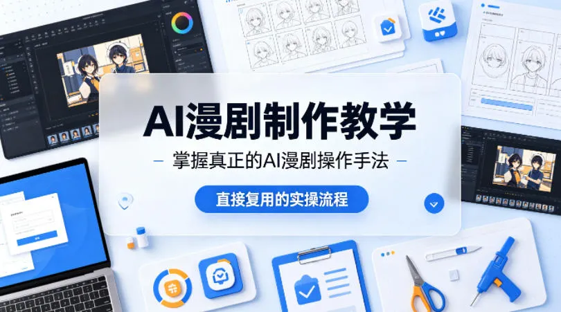 AI漫剧制作教学，带你掌握真正的AI漫剧操作手法，直接复用的实操流程_就是爱分享