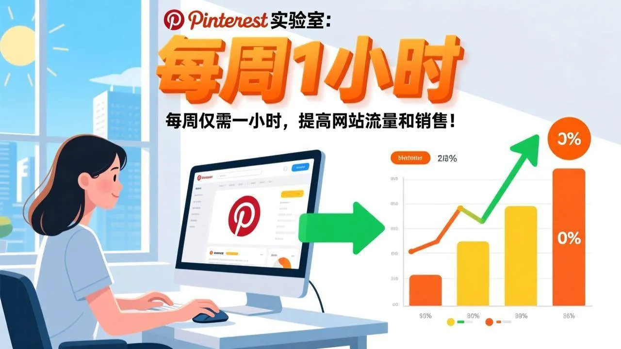 （17505期）Pinterest实验室：每周仅需一小时，提高网站流量和销售！_就是爱分享