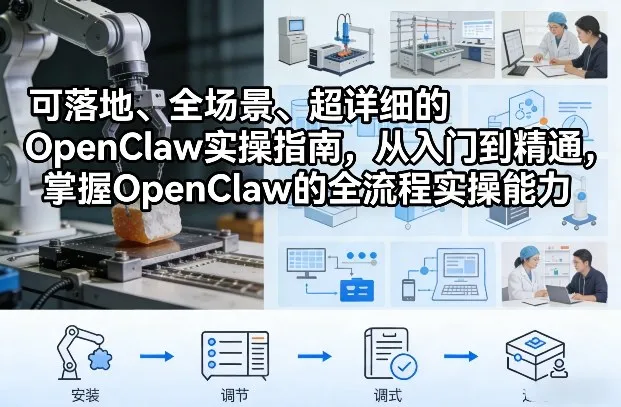 可落地、全场景、超详细的OpenClaw实操指南，从入门到精通，掌握OpenClaw的全流程实操能力_就是爱分享