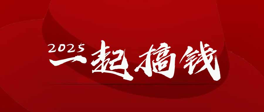 2025年,请“不择手段”去搞钱!_就是爱分享