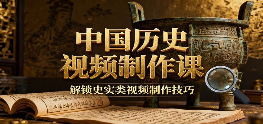 中国历史视频制作课：疆域地图集+参考文案+练习素材，解锁史实类视频制作技巧_就是爱分享
