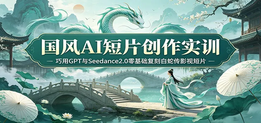 国风AI短片创作实训:巧用GPT与Seedance2.0零基础复刻白蛇传影视短片_一起云网创